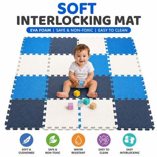 Large soft eva - soft, mats