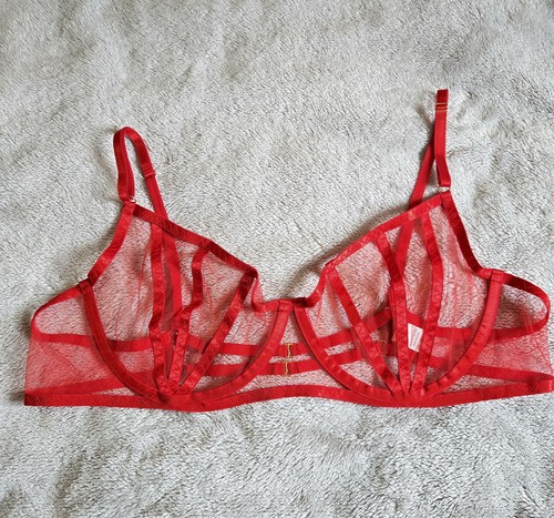 Size sexy red sheer mesh - size,