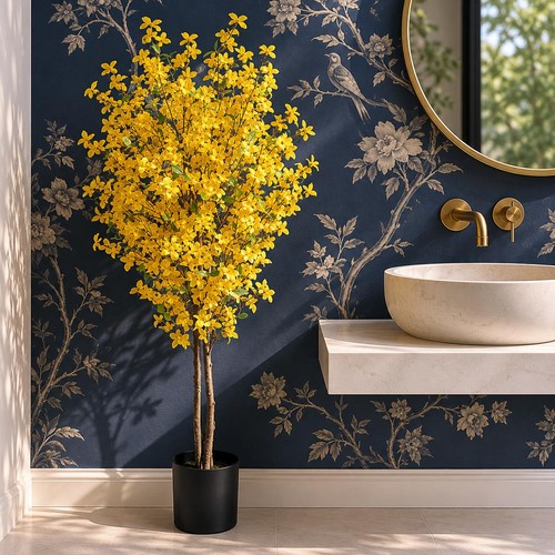 Artificial forsythia tree - artificial,