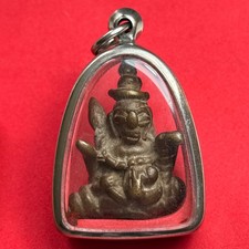 Thailand Amulet Buddha Statue, Thai Amulet Necklace Monk  Pendant Necklace 