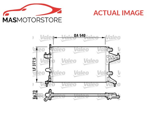 Engine cooling radiator valeo - cooling,