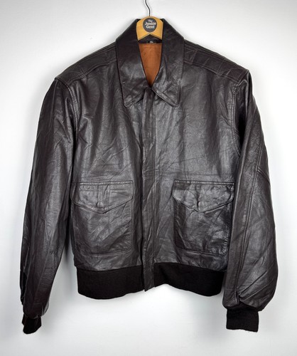 Vintage dark brown leather - brown, a-2