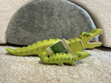 Holztiger crocodile and baby - and,
