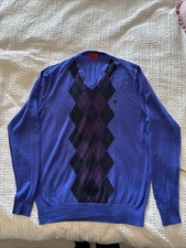 Pringle Diamond Blue Jumper