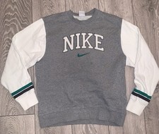 Nike Grey And Cream Sweatshirt