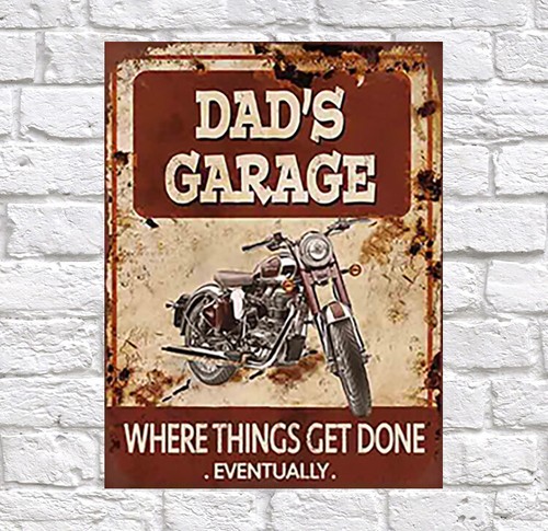 Dad garage retro - dad's, garage,