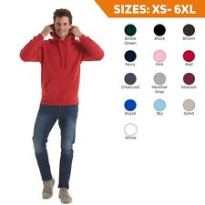 Hoodie Hood Men's Unisex Ladies Uneek Hooded Sweatshirt Casual Top XS to 6XL UX4