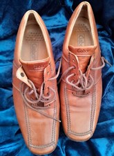 Gabor Tan Wide Fit Lacing Shoes Size 6