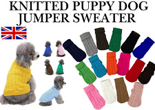 Small Dog Coat Puppy Knitted Sweater Thermal Jumper Winter Cat Warm Pet Clothes