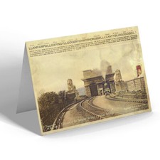 GREETING CARD - Vintage Wales