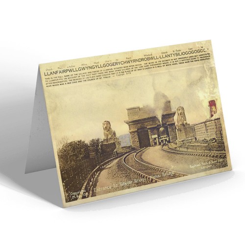 Greeting card vintage - -,