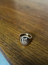 mens gold ring 9ct used,S.A.S