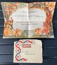 Vintage 1954 GPO Telegram -