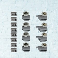 8 Pcs Shower Door Hardware