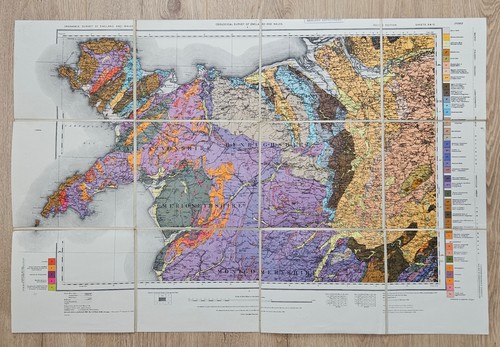 Geological survey map north - geological,