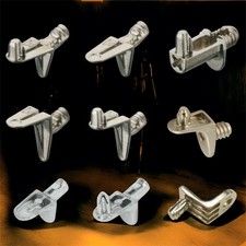 STRONG SHELF SUPPORTS PLUG IN PINS PEGS CLIP 5MM HOLE CABINET CUPBOARD BOOKCASE 