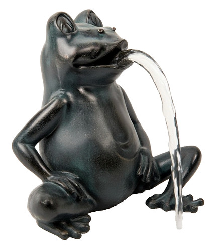 Pond spitter frog garden water - frog,