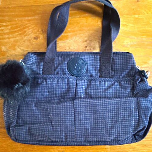 Kipling grey nylon shoulder - grey,