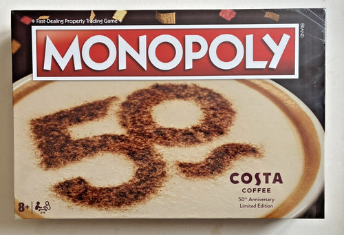 Costa coffee monopoly 50th - monopoly,