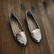 TU Rose gold LOAFERS SHOES