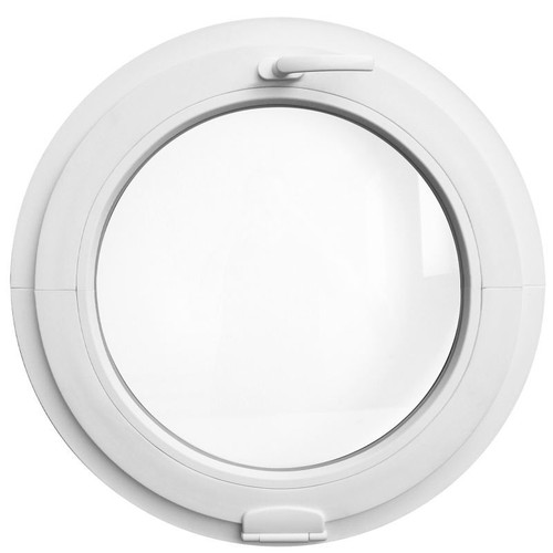 Round window tilt white - window, upvc
