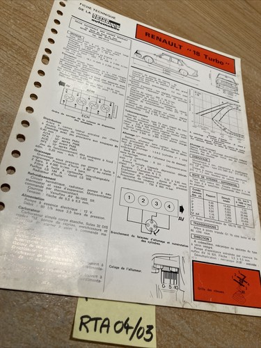 Automobile technical sheet - automobile,