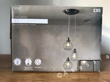 Next Chicago Cluster 3 Light Ceiling Fitting.