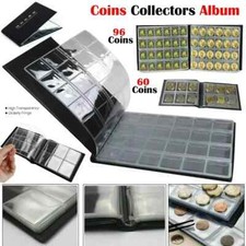 Collectors Coin Album Folder – Holds 60–96 50p £1 £2 Olympic Beatrix Coins UK