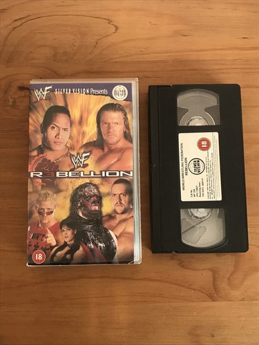 Wwf rebellion 1999 vhs video - vhs,