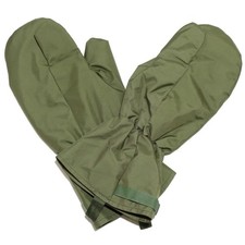 Genuine British Army Surplus ECW Arctic Mittens Outer Olive Grade 1