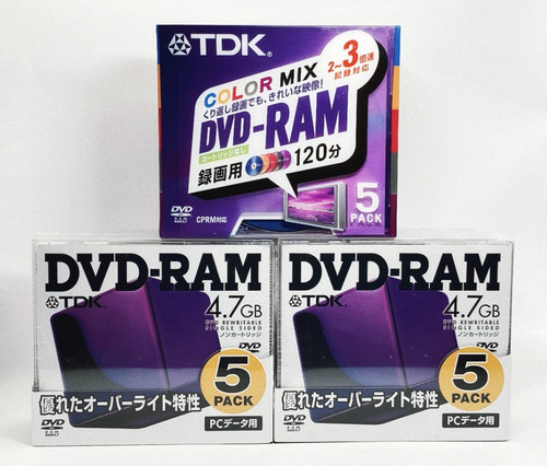 Tdk dvd ram - tdk, discs