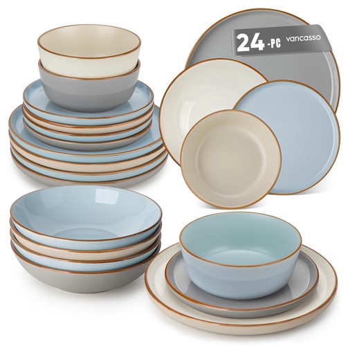 Reno stoneware dinner set - set, for