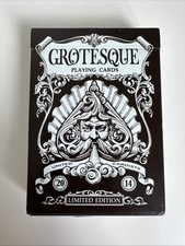 Grotesque Limited Edition Playing Cards Half Moon/Lotrek United Cardists