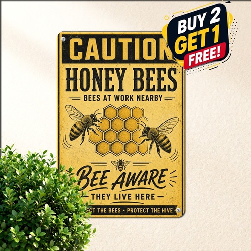 Honey bees premises caution - honey,