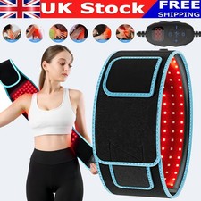 Infrared Red Light Therapy Waist Wrap Pad Belt Reduce Fat For Body Pain Relief