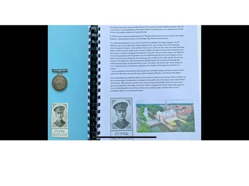 Rare ww1 medal - ggd, k.i.a