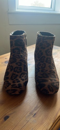 Leopard print ankle boots made - leopard-print,