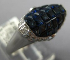 3.95CT DIAMOND & AAA SAPPHIRE