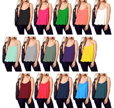 WOMENS PLAIN SWING VEST