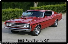 1969 Ford Torino GT Refrigerator Magnet