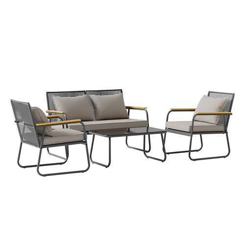 Patio sofa set corner - patio,