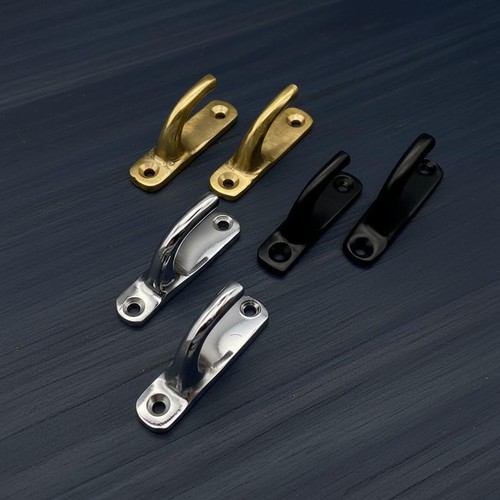 Modern tieback hook brass - modern,