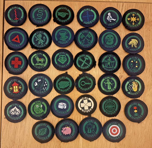 Vintage girl guides - x,