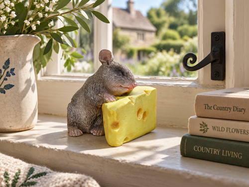 Cute mouse with cheese - cute,