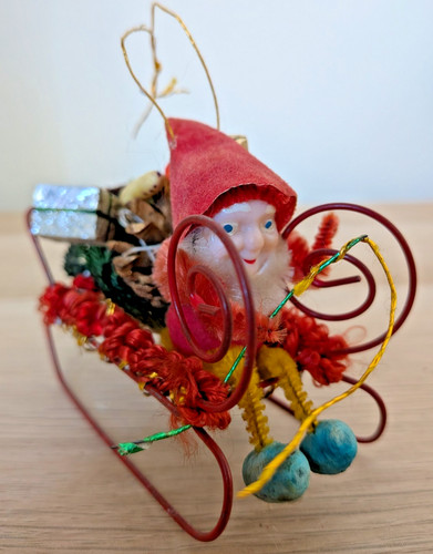 Shiny brite sleigh elf - brite,