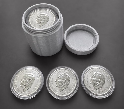 Coin capsule storage - storage, tube