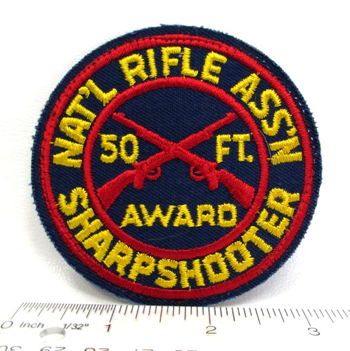 Vintage nra sharpshooter - 50, ft