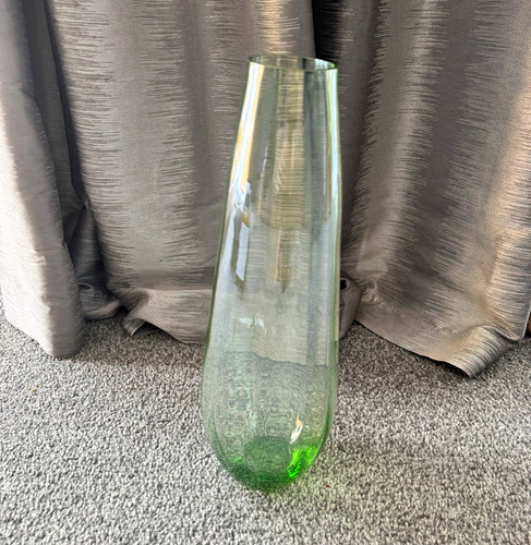 Unmarked clear green glass - clear, &