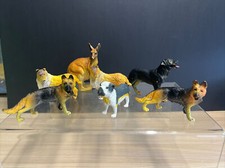 Collecta Dogs Job Lot And A Kangaroo, Incs German Shepherd Etc.