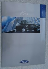 Ford Ka Brochure 1998: Ka 1.3i, Ka2, Ka3. Specifications, Colours, Trims.26 page